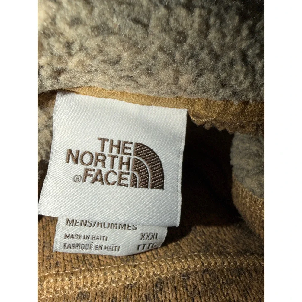 The North Face‎ Mens Gordon Lyons 1/4 Zip Fleece Pullover Brown Tan Gorpcore 3XL